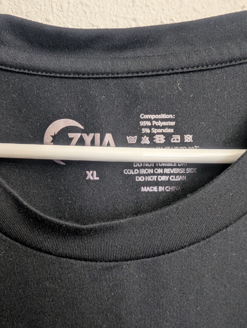 Zyia Active Kettle Moon Tank Black White Size XL - Picture 4 of 4
